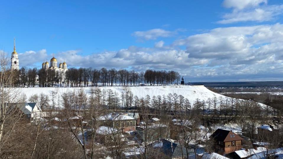 Владимир, вид на город со смотровой площадки на ул. Георгиевской. Фото: Александр Варламов