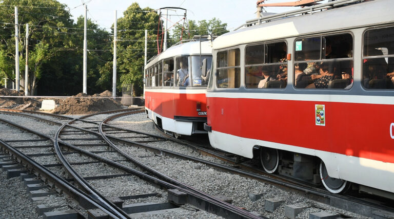 Трамвайный узел на улице Московской в Краснодаре модернизируют до 1 сентября